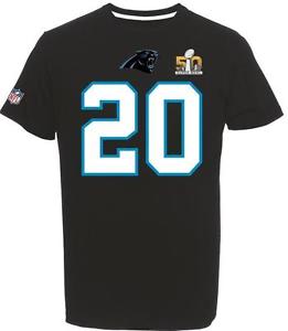 Kurt Coleman #20 Carolina Panthers Superbowl T-Shirt de joueur,NFL Football,Gr: