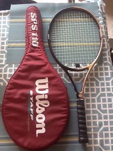 Wilson SPS Staff 6.5 si 110 Tennis Racquet 4-1/2 Grip With Case