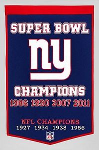 New York Giants éventail Mur Bannière,90 x 60 cm NFL Football,Neuf,Super pièce