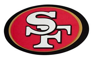San Francisco 49 ers 3D éventail éponge Logo Signe Image,NFL Football,Secours