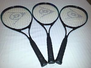 Dunlop Power Plus Lot of 3 Oversize Aluminum Tennis Racquets