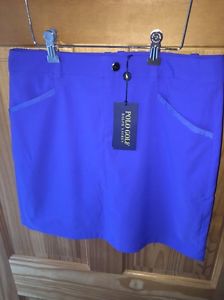 NWT $125 Ralph Lauren Polo Golf Tennis Diplomat Blue Skort Skirt Women's Size 2