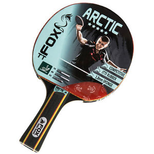 Fox Arctic 5 Star Bate De Tenis Mesa Con Base Ancha Manillar - ITTF Aprobado por