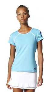 adidas Mujer Tenis Formación Camiseta Club Camiseta azul blanco