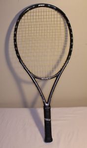 Prince EXO3 Silver 118 Tennis Racquet 285 Racket 8.8 oz. 1650 Power Holes 4 3/8