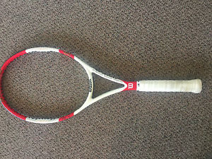 2015  Wilson Six One 95 Tennis Racquet 4 3/8 Used Gd Cond New grommet Unstrung
