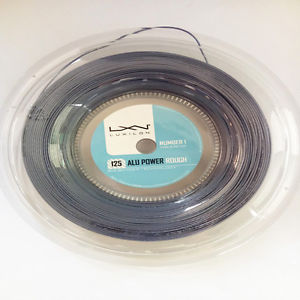 Quality brand luxilon alu power rough tennis string,big banger silver 660ft,1.25