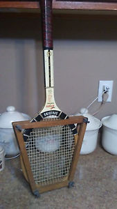 Spalding Ashley Cooper  Vtg Tennis Racquet w/ Wood Press