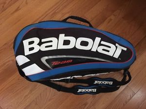 Babolat Team Bag Tennis Racket Blue Black with Straps x 12