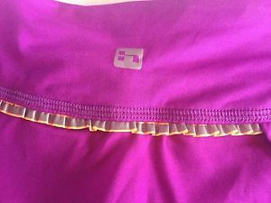 Hind Tennis Golf Yoga Running Skirt Skort Purple Orange Short Women's Small NWT