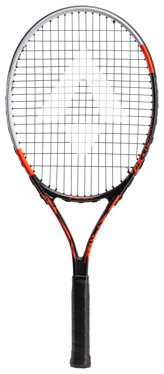 Tecno Pro Niños raqueta de tenis Bash 25 negro / naranja / blanco