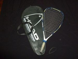 HEAD Titanium Racquetball Racquet Ti.175 XL w/ Head Case  Grip Size 3-5/8" #4501 image 1