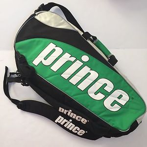 PRINCE TEAM TENNIS RACQUET BAG W/ THERMAL LINING Green/Black