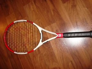 Wilson Six-One 95 head 16x18 10.9oz 4 3/8 grip Tennis Racquet lightly used