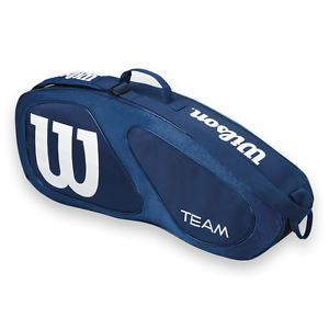 Wilson Team II Navy Triple Tennis Bag - New! image 1