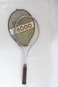 Vintage Classic Wilson TX6000 Steel Tennis Racquet  4 5/8 Light Leather Medium
