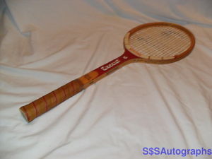 ANTIQUE SPALDING PANCHO GONZALES EXECUTIVE ANTIQUE WOODEN WOOD TENNIS RACQUET