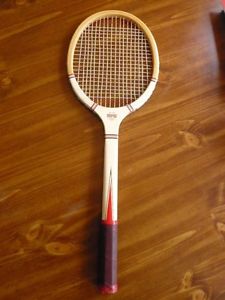 Vintage NJ Magnan Aristocrat Wooden Tennis Racquet