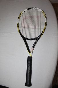 Wilson 2016 Pro Open 100  4 1/4  Pre-Strung Tennis Racquet