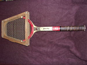 SPALDING Award WOOD Tennis Racket Antique Racquet Power-Ply Model 4 3/8 NICE!