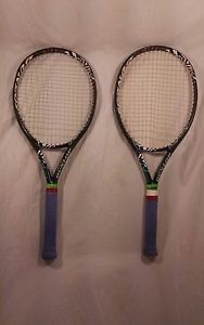 Dunlop iDapt Force 105 Carbon Tennis Racquets 2 Count