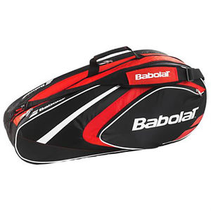 Babolat Club Line Tennis Racquet Holder Back Pack Bag 6 Red New Free Shipping