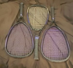 head pyramid power master director tennis racquets lot of 3 rackets 4 3/8