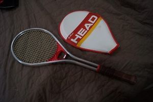 VINTAGE 8103 4 1/4 L AMF HEAD COMPETITION TENNIS RACKET WITH COVER