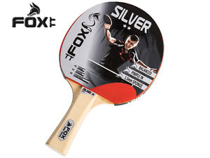 NUEVO FOX TT - PLATA 2 ESTRELLA - MESA PING PONG PALETA - GRIS/NEGRO