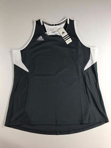 NWT Women's Adidas Tennis Team Tank Top XXL Grey Gray New