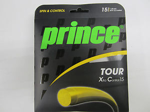 **NEW**  LOT OF 2 PRINCE TOUR XC 15 (1.40) BLACK POLYESTER TENNIS STRING