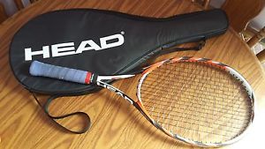 HEAD MICROGEL RADICAL TEAM MIDPLUS 102  TENNIS RACQUET 4 3/8