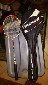 RAQUETTE BABOLAT TEAM SATELITE BRIO COMPLETE PLUS SACOCHE COMME NEUVE