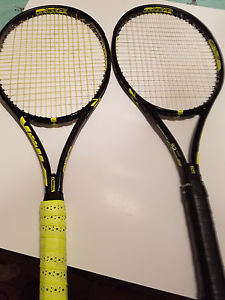 Pair Volkl Super G 10 325 Grip 4 5/8 (Excellent Condition)