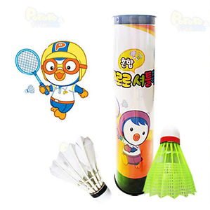 PORORO Badminton Kids Sports Shuttlecocks 6 Set