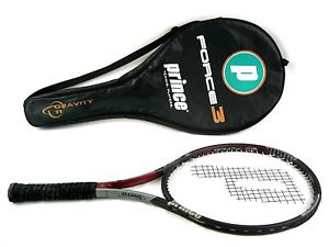 Prince Force 3 Sierra  oversize tennis racquet with Case