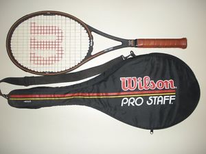 WILSON PRO STAFF 6.0 MIDSIZE 85 TENNIS RACQUET 4 1/4  ST.VINCENT (NEW STRINGS)
