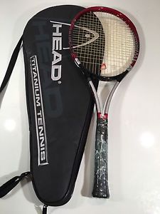 HEAD Ti.CLASSIC MIDPLUS TENNIS RACQUET (4 1/4) w/ Carry Bag