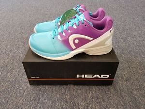 Women's Head Nitro Pro Tennis Shoes Aqua/Violet BRAND NEW