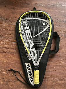 Head Ti.185 XL Titanium Alloy Raquetball Racket W/ Carrying Case Mint Cond.