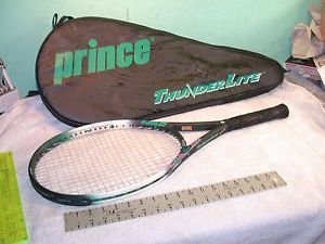 Oversize Prince Thunder Lite Tennis Racquet 110 sq in 4 1/2 Grip with soft case