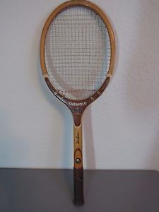 Vintage Chemold Elite Rod Laver Wood Tennis Racket - Good Condition - M 4 1/2"
