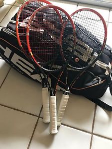 head graphene radical mp(2 racquets+tennis bag)4 3/8