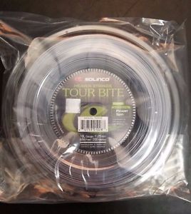 Solinco Tour Bite 1.25mm 16L Gauge Tennis String Reel 656' 200m image 1