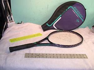 Dunlop Pro Graphite Oversize widebody Tennis Racquet 4 1/2" Grip with soft case