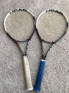 2 Rackets - Head Youtek Speed MP 315 Tennis Racquet (4 1/4)