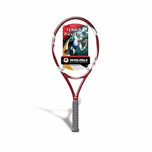 WIN.MAX Adult Carbon Graphite Tennis Racket with Free Carrying Bag Hitgear 720