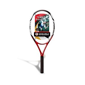 WIN.MAX Adult Carbon Graphite Tennis Racket with Free Carrying Bag Hitgear 820