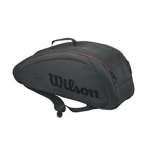 Wilson Federer Team Collection Fed Team 6 Pack Black image 1