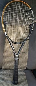Wilson Hyper Carbon Hammer 3.6 115 OS Stretch Rollers Tennis Racquet 4 1/2"